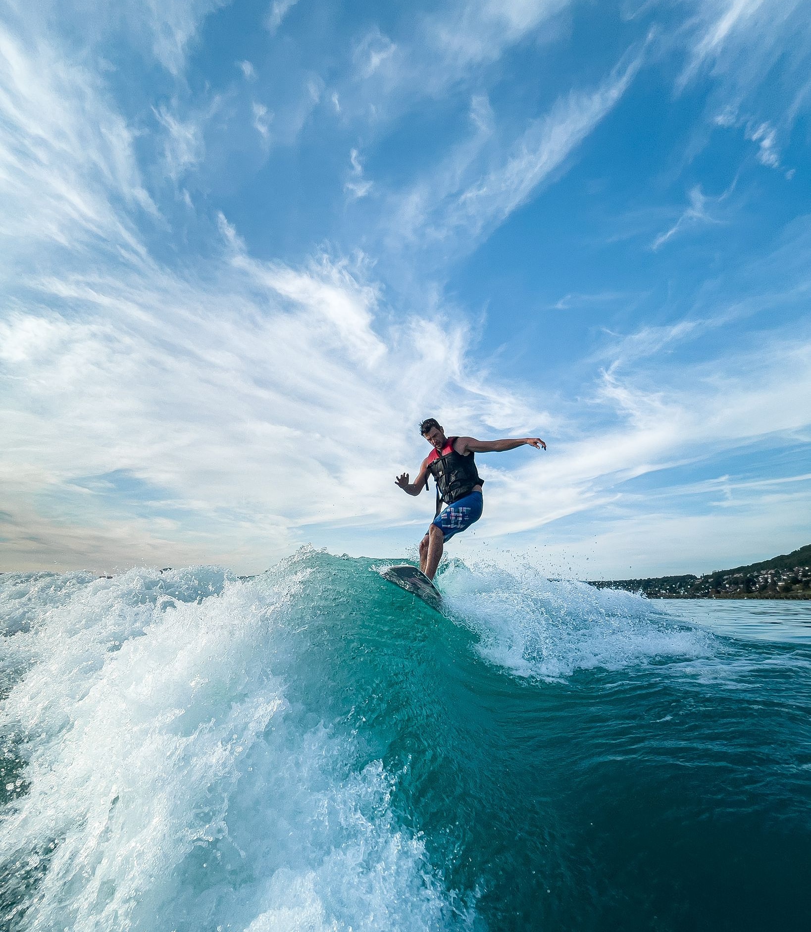 wakeboard wakesurf lac annecy freres coincoin bateau moteur